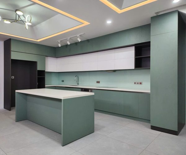 Tủ bếp Xanh Bạc Hà Tươi Mát